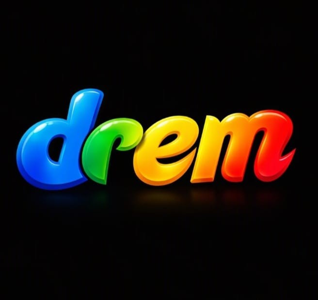 DREM Game Logo - Real Money Fantasy Cricket & Casino Platform"